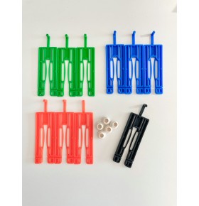 Pack 20 Cunhas para Janelas e Portas (2, 3, 4, 5mm) + Tampas para Parafusos